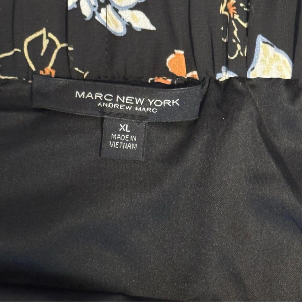 Marc New York Tiered Maxi Skirt  Size XL Flowy Tiered Black Boho Cottagecore - Picture 4 of 9